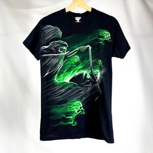 Grim Reaper Biker T-Shirt - Small